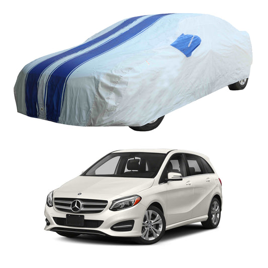 Oshotto 100% Blue dustproof and Water Resistant Car Body Cover with Mirror Pockets For Mercedes Benz B-Class