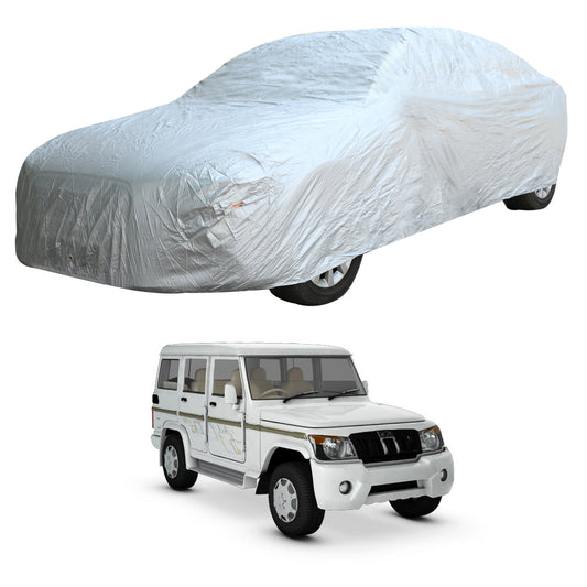 Oshotto Silvertech Car Body Cover (Without Mirror Pocket) For Mahindra Bolero