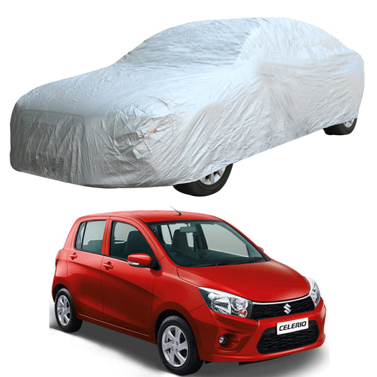 Oshotto Silvertech Car Body Cover (Without Mirror Pocket) For Maruti Suzuki Celerio