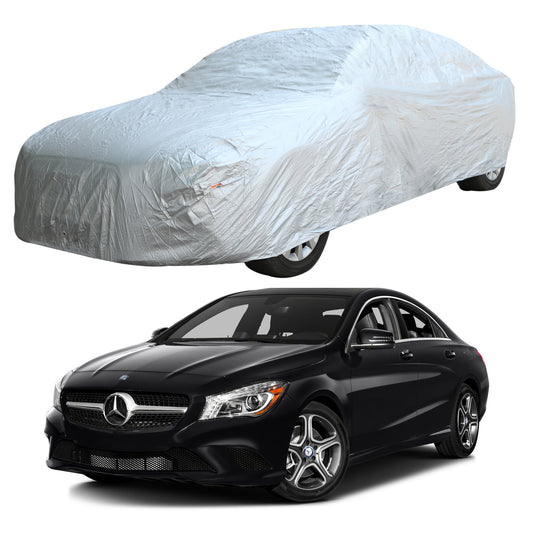 Oshotto Silvertech Car Body Cover (Without Mirror Pocket) For Mercedes Benz CLA - Silver