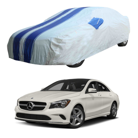 Oshotto 100% Blue dustproof and Water Resistant Car Body Cover with Mirror Pockets For Mercedes Benz CLA