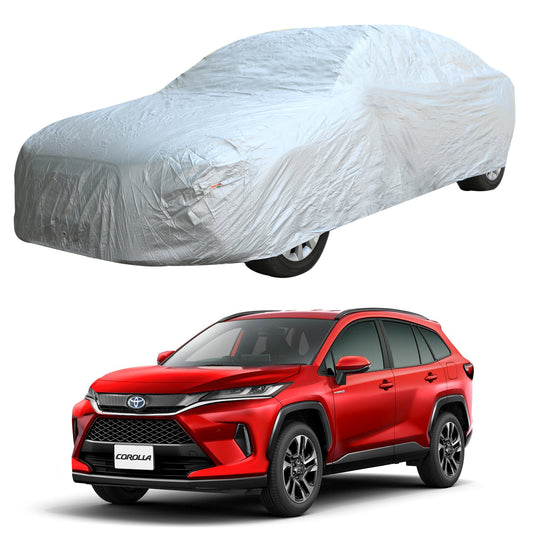 Oshotto Silvertech Car Body Cover (Without Mirror Pocket) For Toyota Corolla - Silver