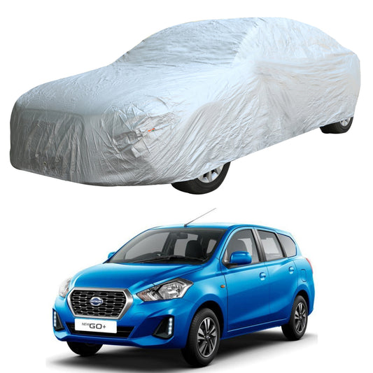 Oshotto Silvertech Car Body Cover (Without Mirror Pocket) For Datsun Go Plus