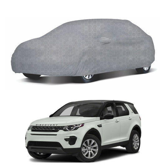 Oshotto 100% Dust Proof, Water Resistant Grey Car Body Cover with Mirror Pocket For Land Rover Discovery Sport