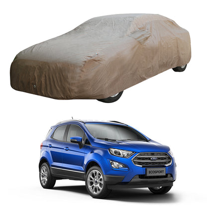 Oshotto Brown 100% Waterproof Car Body Cover with Mirror Pockets For Ford Ecosports