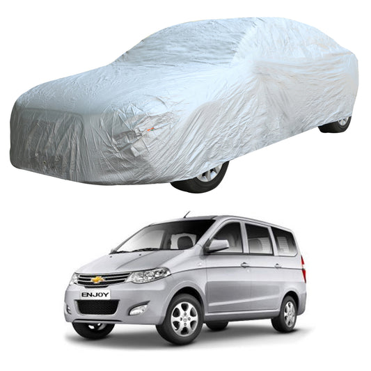 Oshotto Silvertech Car Body Cover (Without Mirror Pocket) For Chevrolet Enjoy