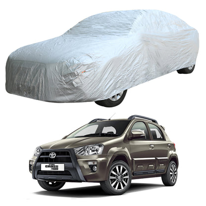 Oshotto Silvertech Car Body Cover (Without Mirror Pocket) For Toyota Etios Cross