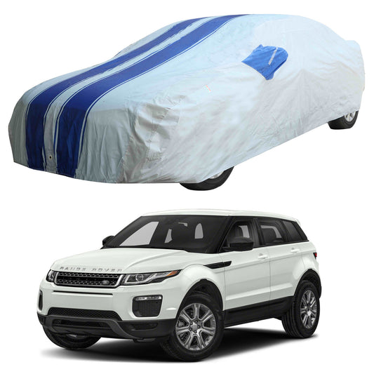 Oshotto 100% Blue dustproof and Water Resistant Car Body Cover with Mirror Pockets For Range Rover Evoque