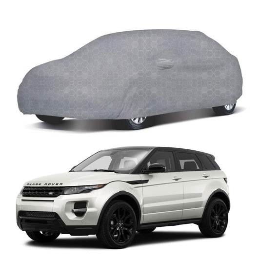 Oshotto 100% Dust Proof, Water Resistant Grey Car Body Cover with Mirror Pocket For Range Rover Evoque