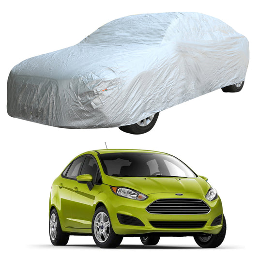 Oshotto Silvertech Car Body Cover (Without Mirror Pocket) For Fiesta