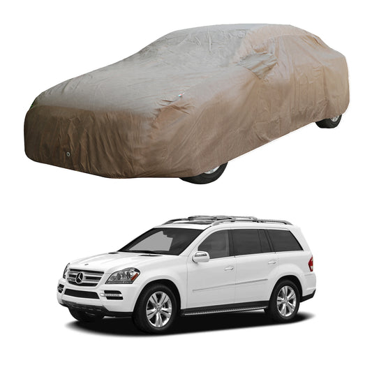 Oshotto Brown 100% Waterproof Car Body Cover with Mirror Pockets For Mercedes Benz GL/GLS