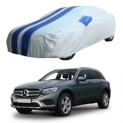 Oshotto 100% Blue dustproof and Water Resistant Car Body Cover with Mirror Pockets For Mercedes Benz GLC