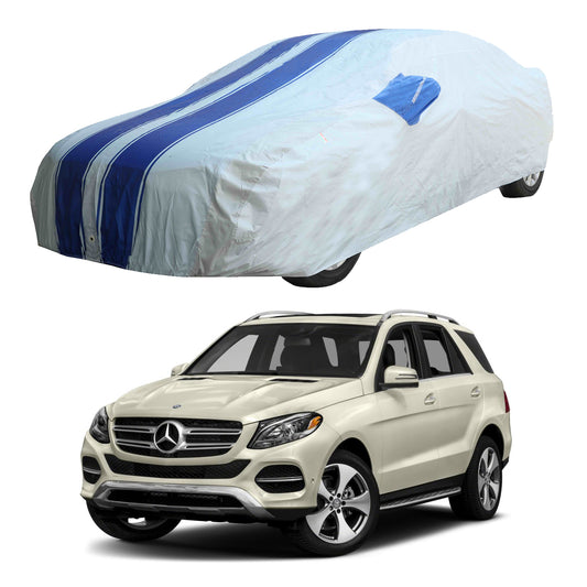 Oshotto 100% Blue dustproof and Water Resistant Car Body Cover with Mirror Pockets For Mercedes Benz GLE