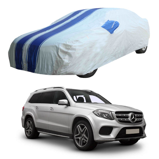 Oshotto 100% Blue dustproof and Water Resistant Car Body Cover with Mirror Pockets For Mercedes Benz GLS