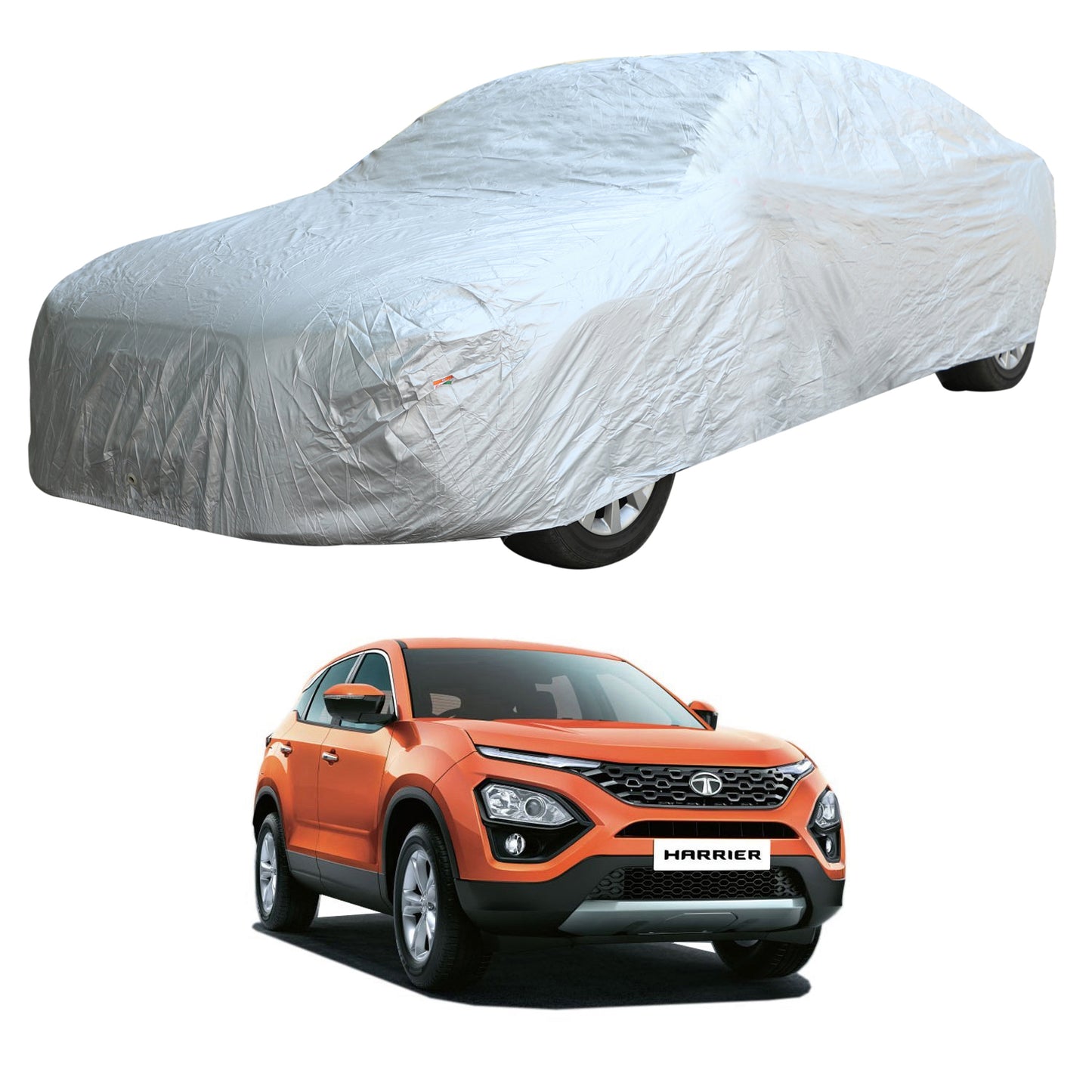 Oshotto Silvertech Car Body Cover (Without Mirror Pocket) For Tata Harrier