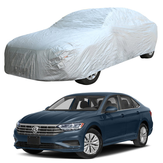 Oshotto Silvertech Car Body Cover (Without Mirror Pocket) For Volkswagen Jetta