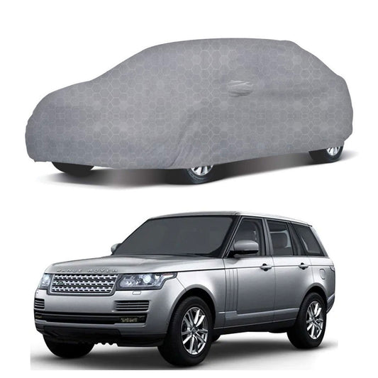 Oshotto 100% Dust Proof, Water Resistant Grey Car Body Cover with Mirror Pocket For Range Rover Autobiography