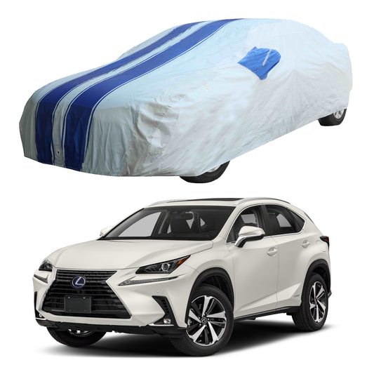 Oshotto 100% Blue dustproof and Water Resistant Car Body Cover with Mirror Pockets For Lexus RX