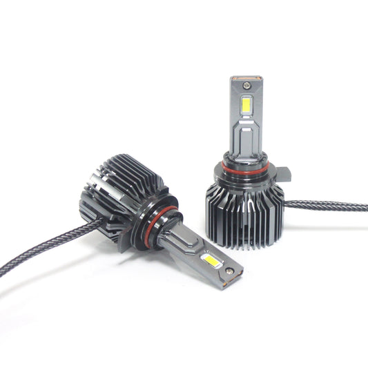 Oshotto 9012 150W High Power Car LED Bulbs 7500Lm 6500K Car Headlight Bulb Halogen Replacement - Superior Brightness, Cool White Light