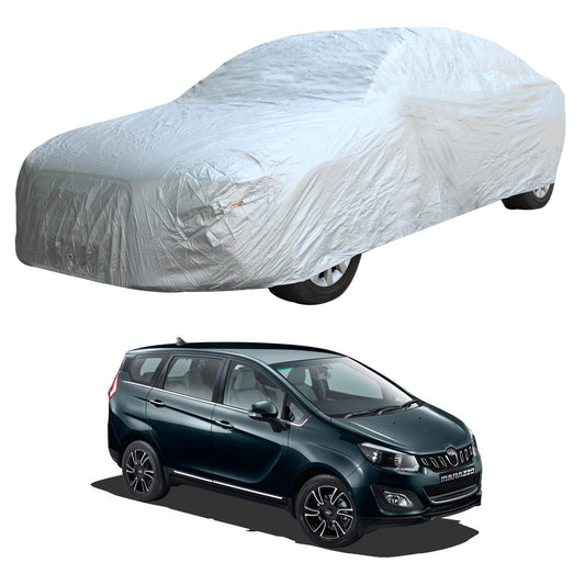 Oshotto Silvertech Car Body Cover (Without Mirror Pocket) For Mahindra Marazzo