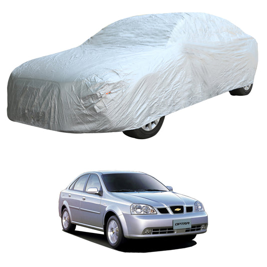 Oshotto Silvertech Car Body Cover (Without Mirror Pocket) For Chevrolet Optra - Silver