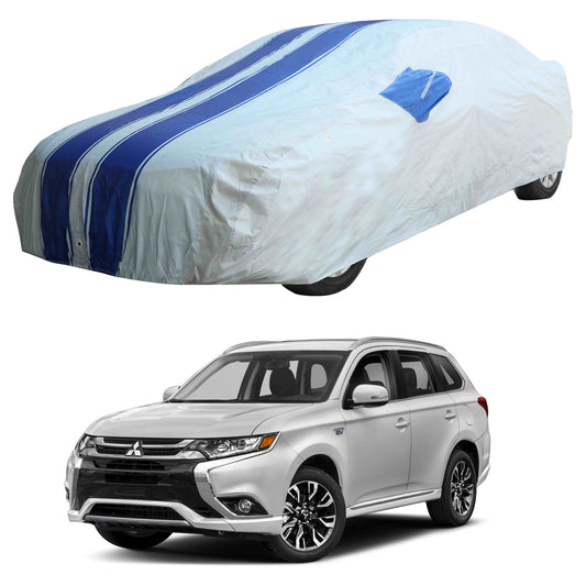 Oshotto 100% Blue dustproof and Water Resistant Car Body Cover with Mirror Pockets For Mitsubishi Outlander