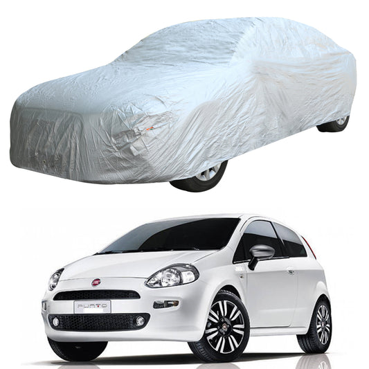 Oshotto Silvertech Car Body Cover (Without Mirror Pocket) For Fiat Punto