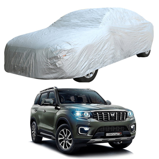 Oshotto Silvertech Car Body Cover (Without Mirror Pocket) For Mahindra Scorpio N 2022 Onwards