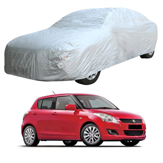 Oshotto Silvertech Car Body Cover (Without Mirror Pocket) For Maruti Suzuki Swift New 2011-2023