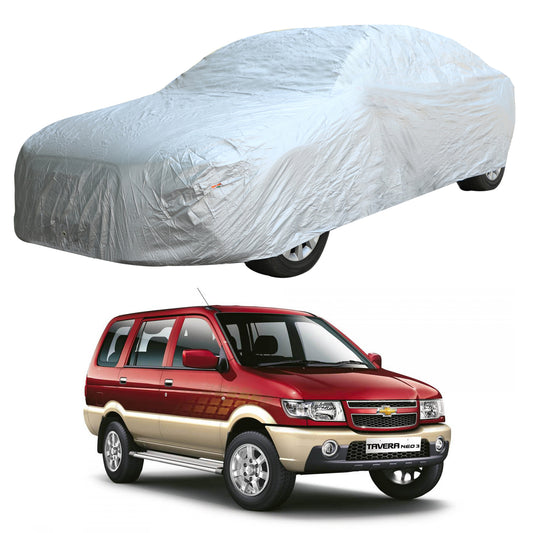 Oshotto Silvertech Car Body Cover (Without Mirror Pocket) For Chevrolet Tavera