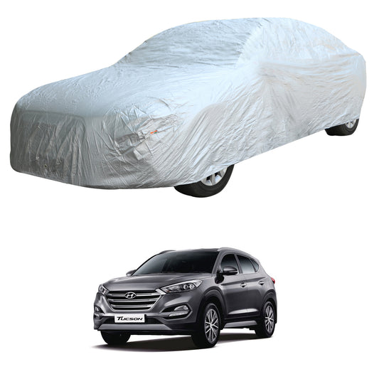 Oshotto Silvertech Car Body Cover (Without Mirror Pocket) For Hyundai Tucson