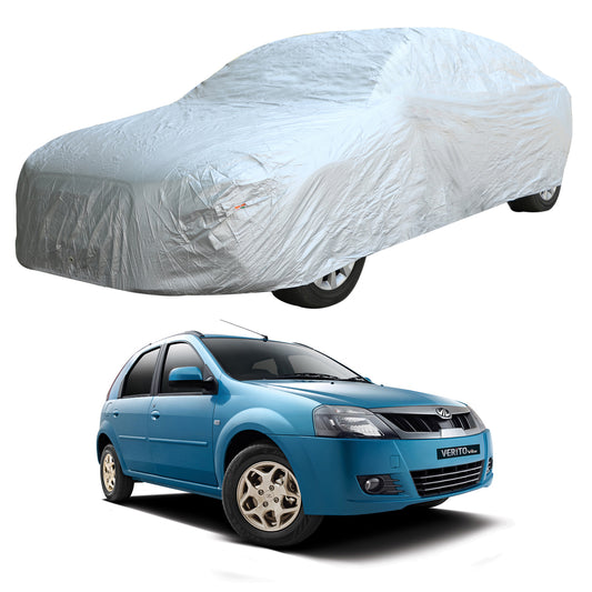 Oshotto Silvertech Car Body Cover (Without Mirror Pocket) For Mahindra Verito/Verito Vibe