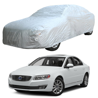 Oshotto Silvertech Car Body Cover (Without Mirror Pocket) For Volvo S-80 - Silver