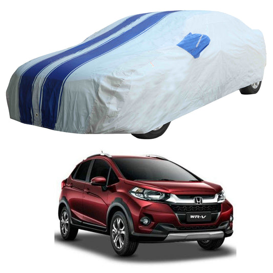 Oshotto 100% Blue dustproof and Water Resistant Car Body Cover with Mirror Pockets For Honda W-Rv