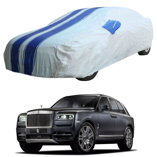 Oshotto 100% Blue dustproof and Water Resistant Car Body Cover with Mirror Pockets For Rolls Royce Cullinan