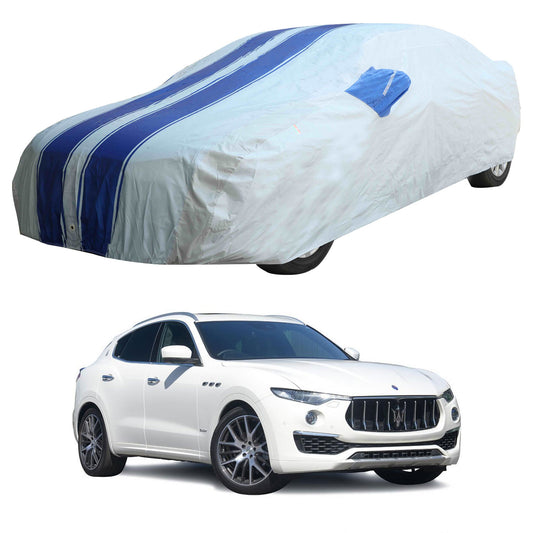 Oshotto 100% Blue dustproof and Water Resistant Car Body Cover with Mirror Pockets For Maserati Levante