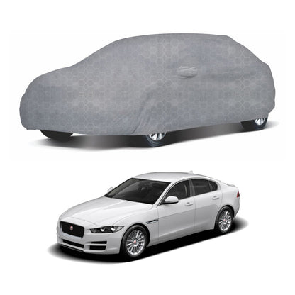 Oshotto 100% Dust Proof, Water Resistant Grey Car Body Cover with Mirror Pocket For Jaguar XE