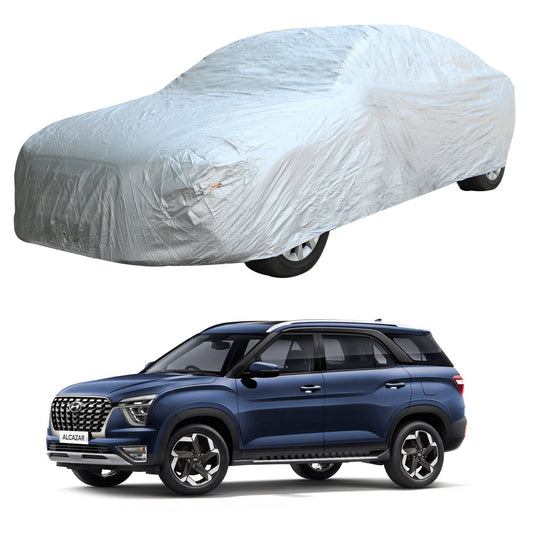 Oshotto Silvertech Car Body Cover (Without Mirror Pocket) For Hyundai Alcazar