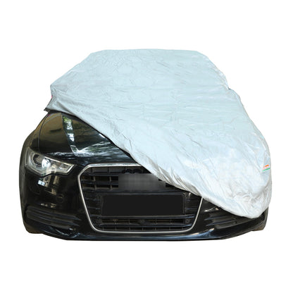 Oshotto Silvertech Car Body Cover (Without Mirror Pocket) For Hyundai Verna Old - Silver
