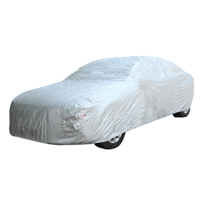 Oshotto Silvertech Car Body Cover (Without Mirror Pocket) For Maruti Suzuki Ignis - Silver