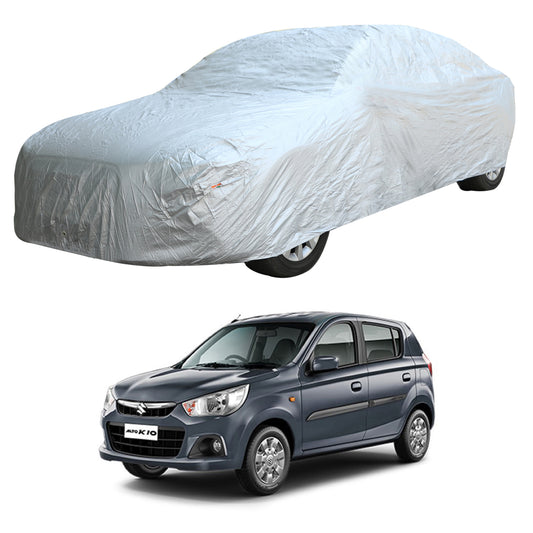 Oshotto Silvertech Car Body Cover (Without Mirror Pocket) For Maruti Suzuki Alto K10