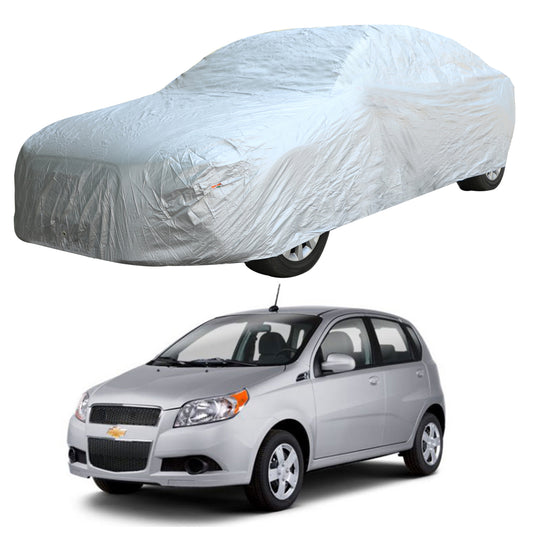 Oshotto Silvertech Car Body Cover (Without Mirror Pocket) For Chevrolet Aveo