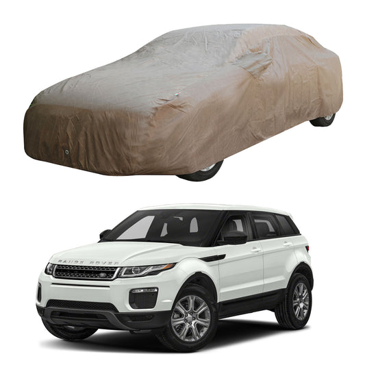 Oshotto Brown 100% Waterproof Car Body Cover with Mirror Pockets For Range Rover Evoque