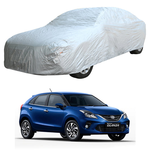 Oshotto Silvertech Car Body Cover (Without Mirror Pocket) For Toyota Glanza