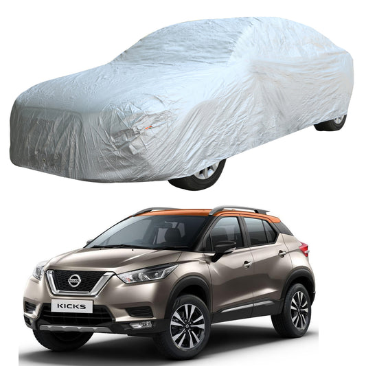 Oshotto Silvertech Car Body Cover (Without Mirror Pocket) For Nissan Kicks