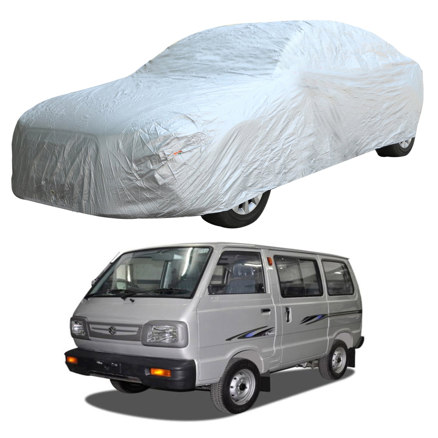 Oshotto Silvertech Car Body Cover (Without Mirror Pocket) For Maruti Suzuki Omni