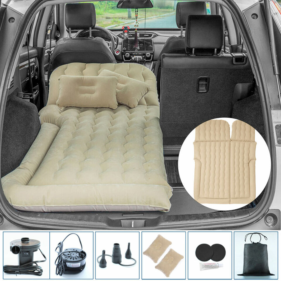 Car inflatable mattress with air pump best sale