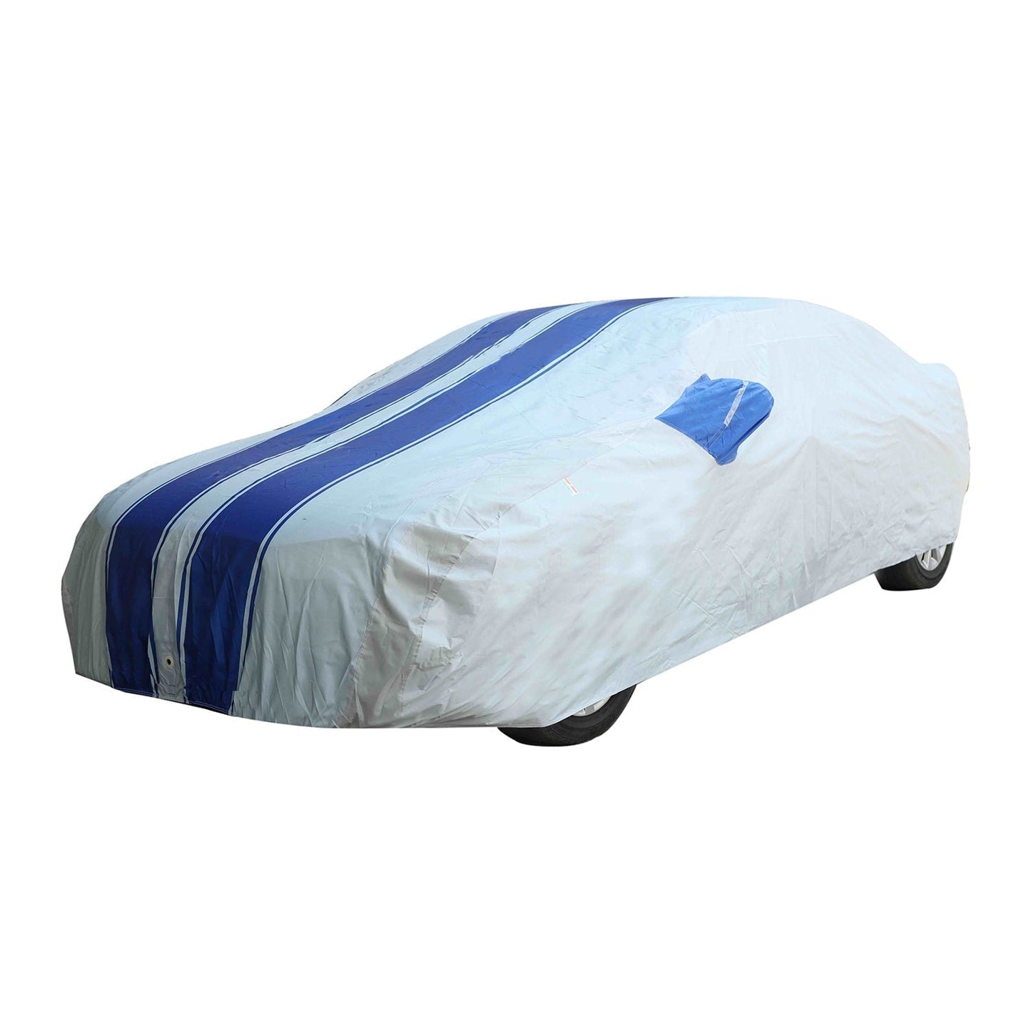 Oshotto 100% Blue dustproof and Water Resistant Car Body Cover with Mirror Pockets For Tata Harrier