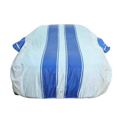 Oshotto 100% Blue dustproof and Water Resistant Car Body Cover with Mirror Pockets For Mahindra XUV-300