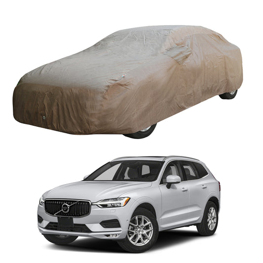 Oshotto Brown 100% Waterproof Car Body Cover with Mirror Pockets For Volvo XC60